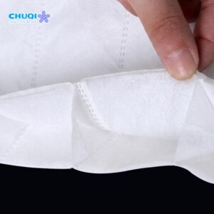 Pocket Air Filter | G3/G4(Merv 5-8) Efficiency | High-Capacity Multi-Bag Design Close-up of multi-layer synthetic pocket filter media with ultrasonic fused seams