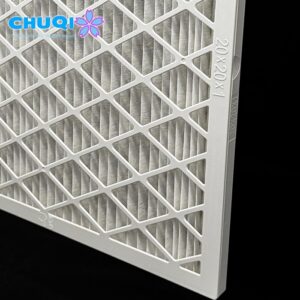 20x20x1 pleated air filter custom size plastic frame