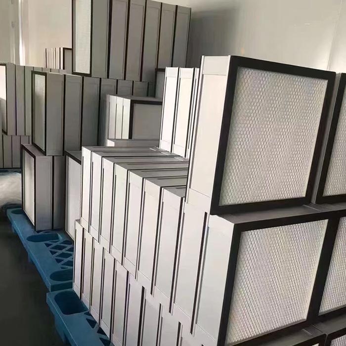 F6 F8 Kastenluftfilter mittlerer Effizienz mit Aluminiumabscheider