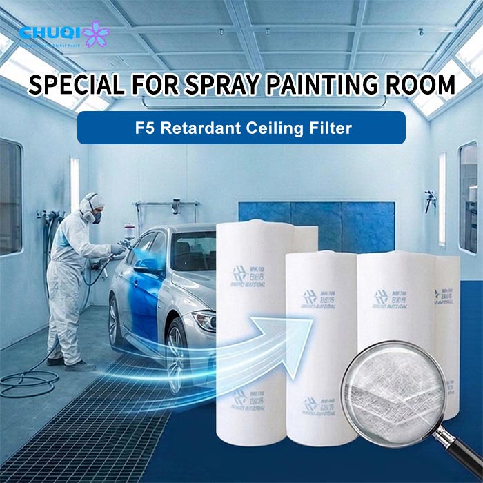 automotive spray painting room ceiling filter