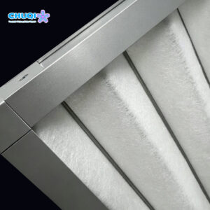 Skeleton Panel Air Filter | G3/G4 (Merv 5-8) Efficiency | Durable & Washable Detail view of G3 skeleton panel air filter frame and white synthetic media