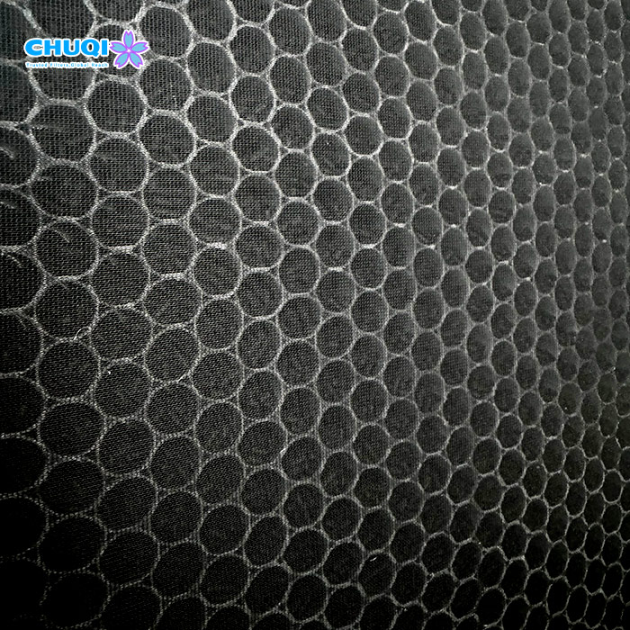 honeycomb carbon matrix cell spacing close up