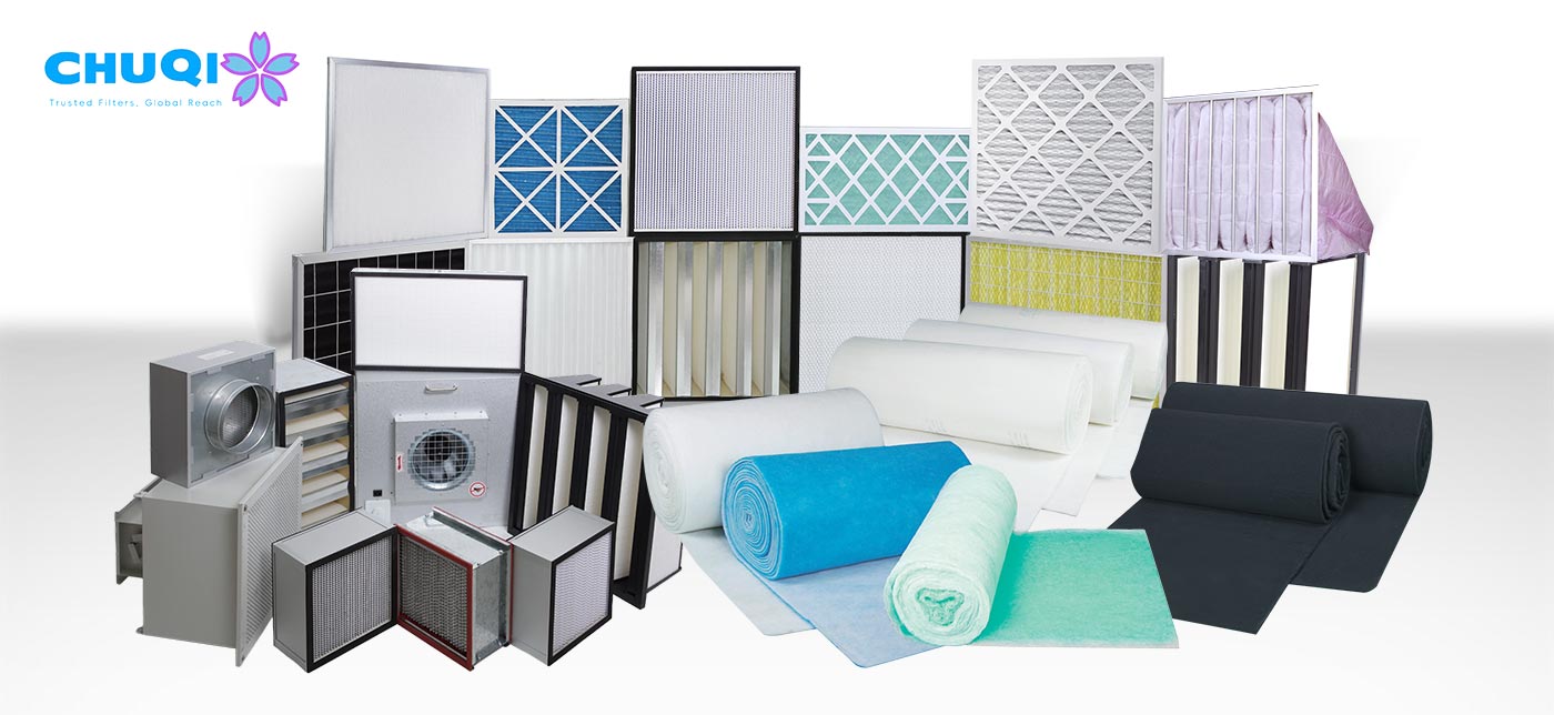 chuqi industrial air filters and filter media collection