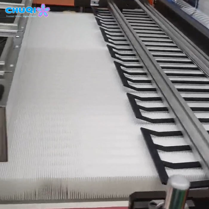 fiberglass filter paper pleating machine details