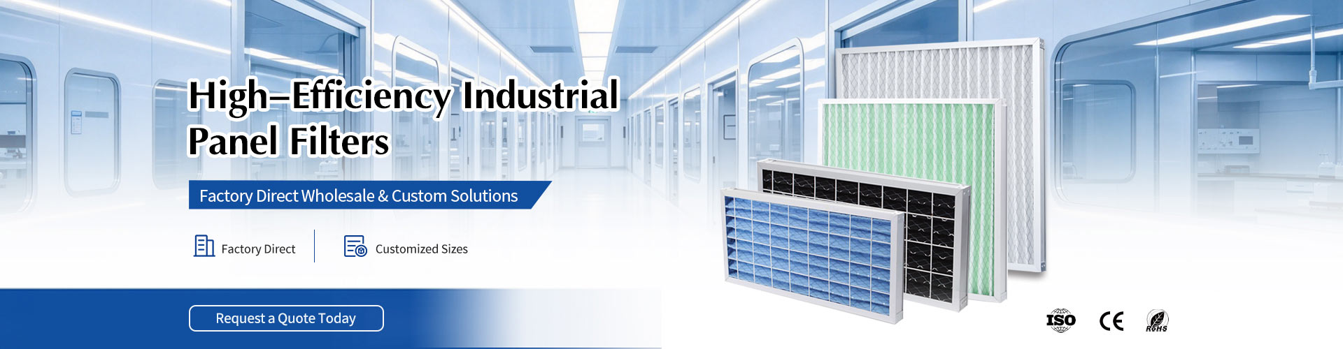 Panel Filters high efficiency industrial panel filters factory direct