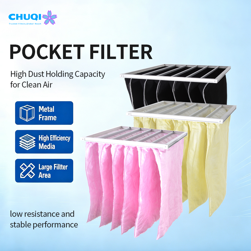 High Efficiency Pocket Filter Bag Filter Chuqi 1