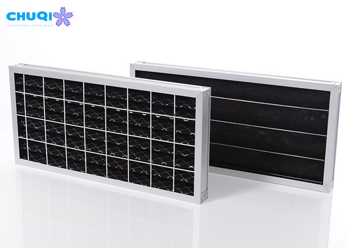 Panel Activated Carbon Air Filter For Industrial Odour Control 1