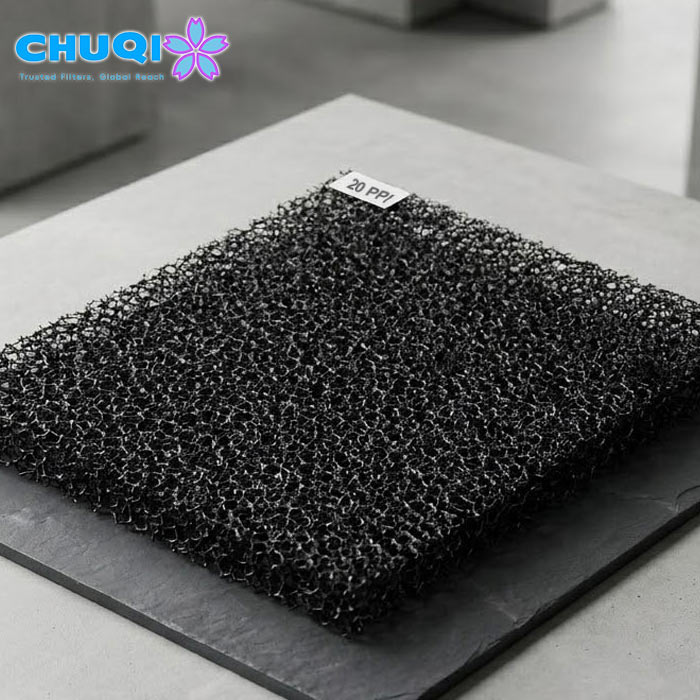 chuqi 20 ppi coarse reticulated filter sponge sheet