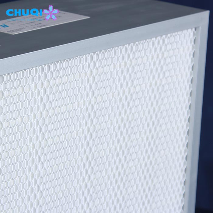 chuqi hepa filter pleated mesh detail