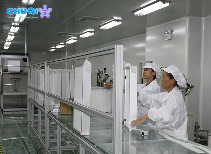 cleanroom air filter assembly production line 1