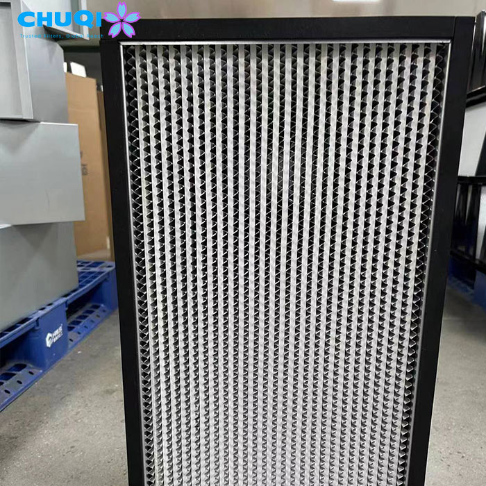 deep pleat hepa filter black fram