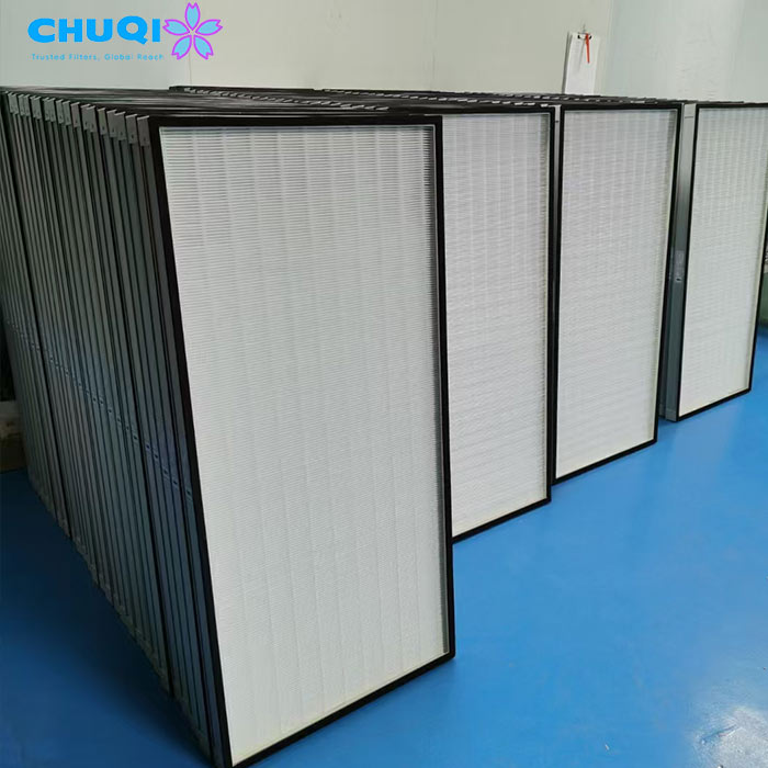 mini pleat hepa filter panel array
