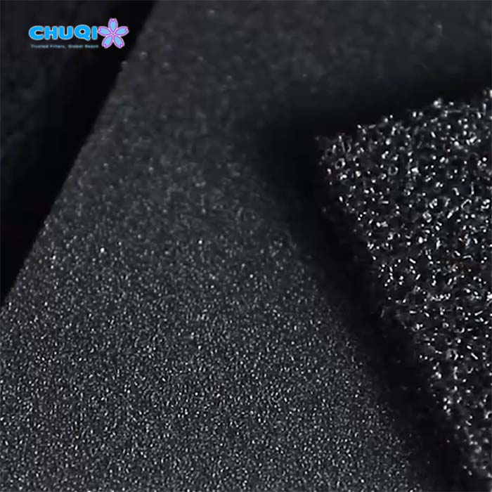 reticulated foam pore texture detail
